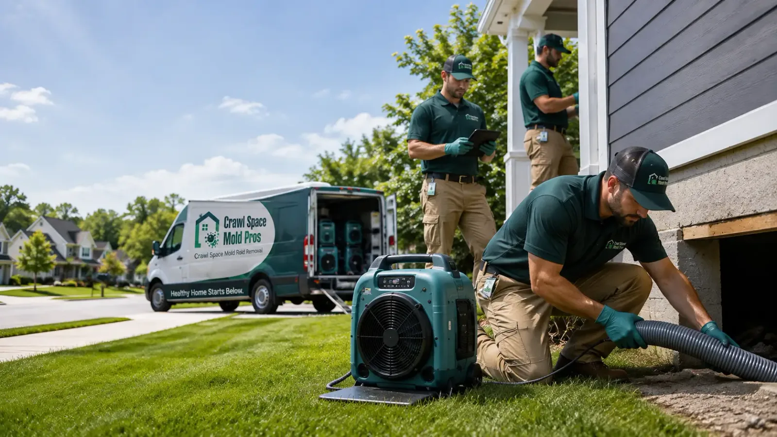 Crawl Space Mold Removal in Blairstown, IA